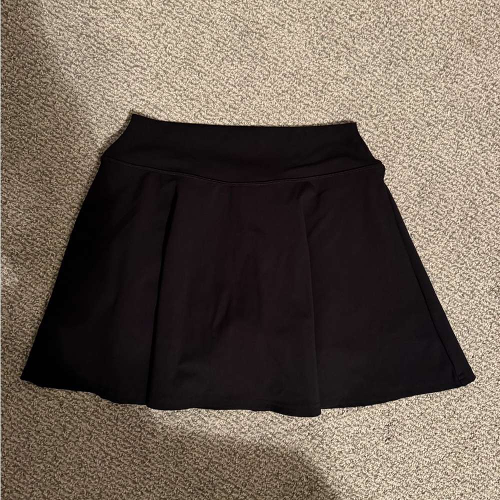 Spiritual Gangster Black Flared Skort